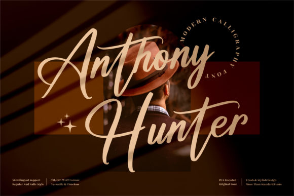 Anthony Hunter Typeface: Elevating Brand Identity with Luxury Script Design