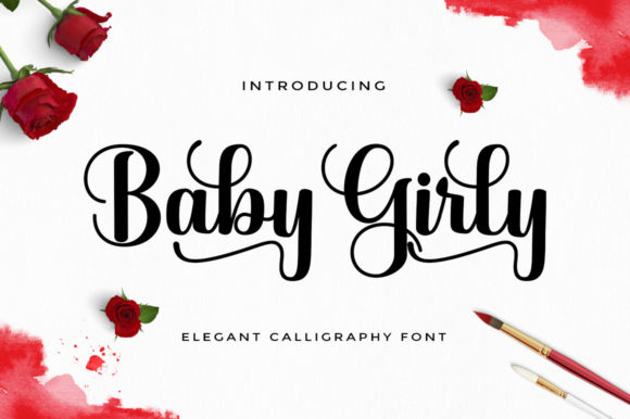 Baby Girly Typeface Review: Elegant Script Fonts for Editorial Design