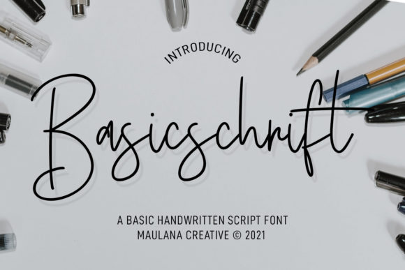Basicschrift: The Simple Handwritten Font for Modern Web Projects