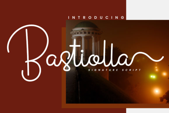 Bastiolla Script Handwritten Font for Boutique Branding