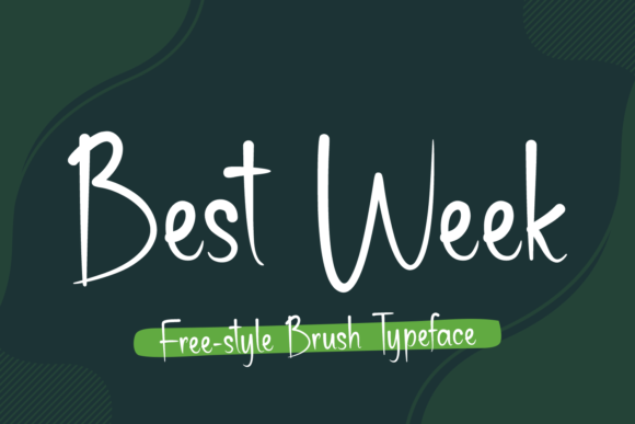 Best Week: A Relaxed Script Font for Modern Web Design