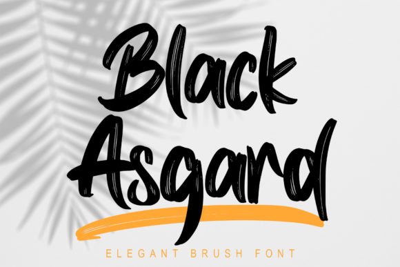 Black Asgard Typeface Review for Editorial Design