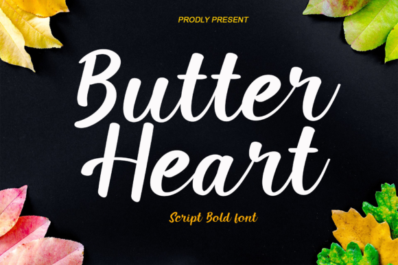 Butter Heart: A Whimsical Script Font for Digital Branding