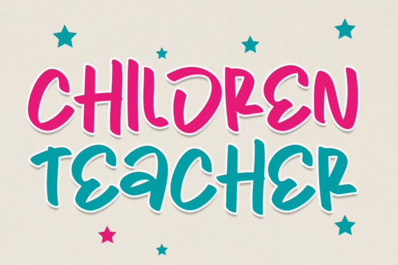 Children Teacher Typeface Review: A Relaxed Handwritten Font for Editorial Design
