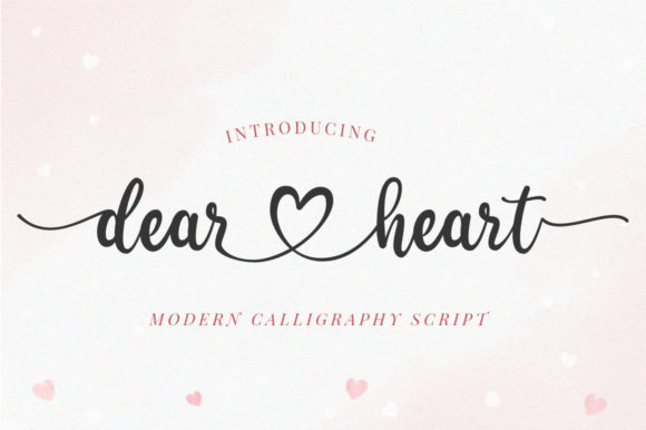 Dear Heart: A Romantic Handwritten Font for Elegant Web Design