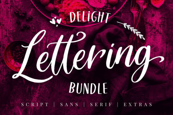 Delight Lettering: The Script Handwritten Font for Scroll-Stopping Brand Visuals
