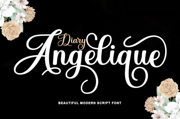 Diary Angelique: The Elegant Script Handwritten Font for Luxury Branding