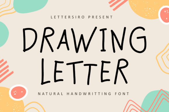 Drawing Letter: The Perfect Handwritten Font for Chalkboard Quotes and Teaching Materials
