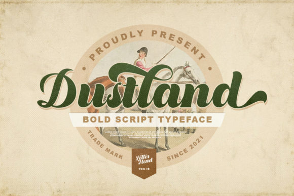Dustland: A Vintage Script Handwritten Font for Bold Campaign Headlines