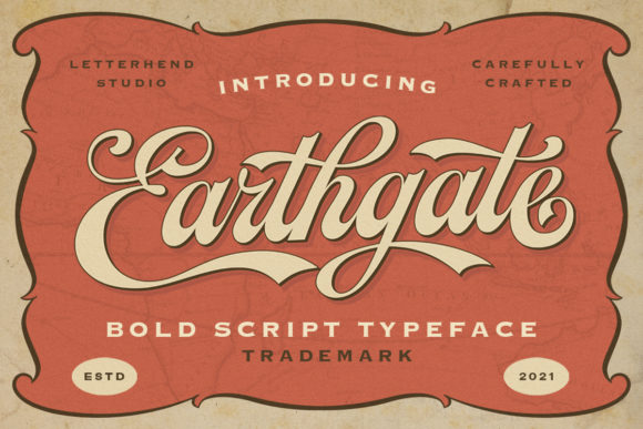 Earthgate Handwritten Font for Bold Brand Identity