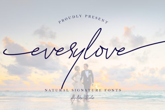 Everylove Handwritten Font for Branding and Decor