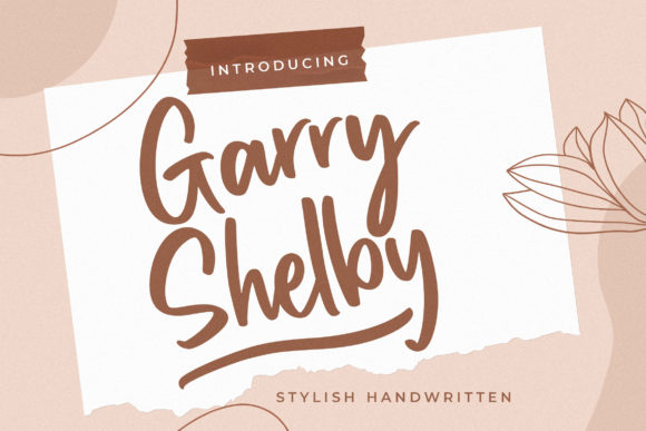Garry Shelby: The Handwritten Font for Bold Campaign Headlines