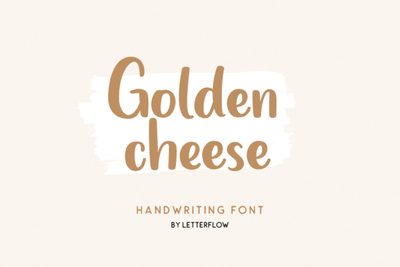 Golden Cheese Typeface: Elevating Brand Identity with Casual Handwritten Style