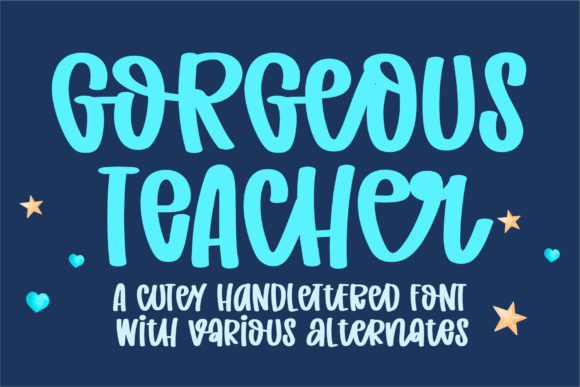 Gorgeous Teacher Font Review for Social Campaigns