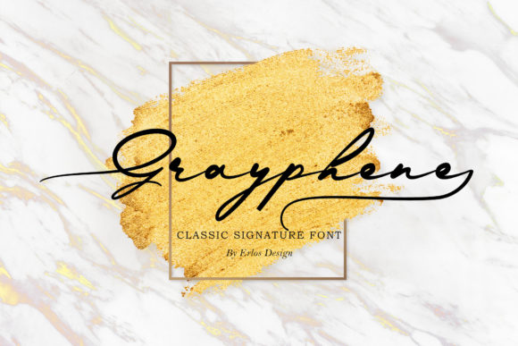 Grayphene: A Romantic Script Handwritten Font for Elegant Craft Projects