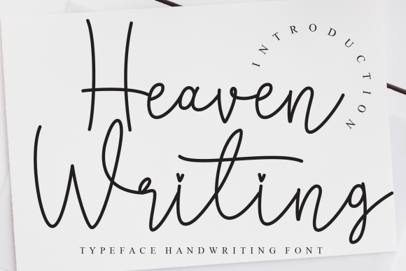 Heaven Writing: A Whimsical Script Handwritten Font for Brand Identity