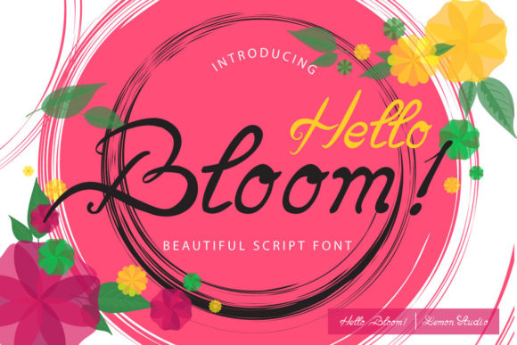 Hello Bloom: A Modern Handwritten Font for Crafters and Sellers