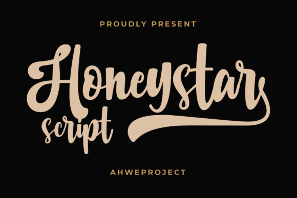 Honeystar: A Retro Script Handwritten Font for Bold Web Design