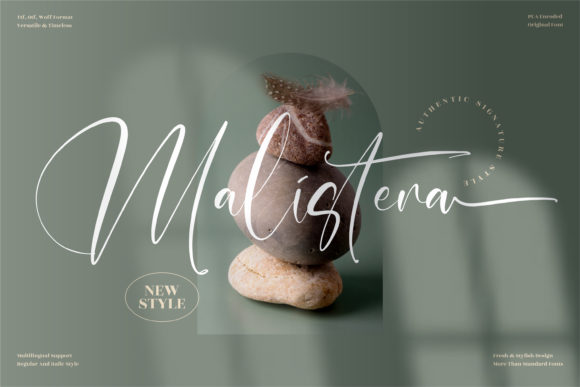 Malistera: A Timeless Script Handwritten Font for Editorial Design