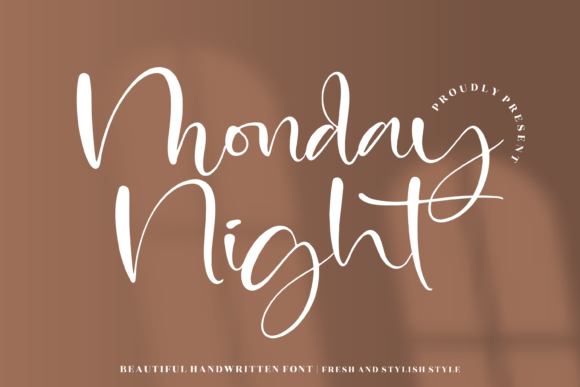 Monday Night: The Romantic Script Handwritten Fonts for Elegant Branding