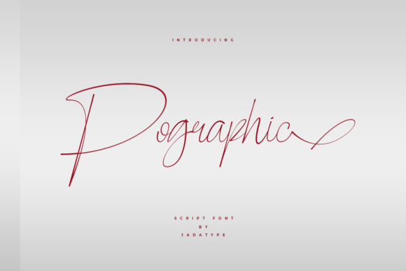 Pographic: The Delicate Script Handwritten Font for Elegant Web Design