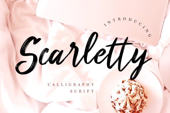 Scarletty: The Elegant Handwritten Font for Distinctive Brand Identity