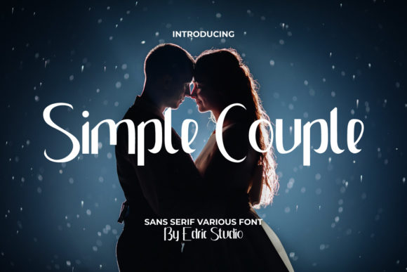 Simple Couple Typeface for Modern Brand Identity