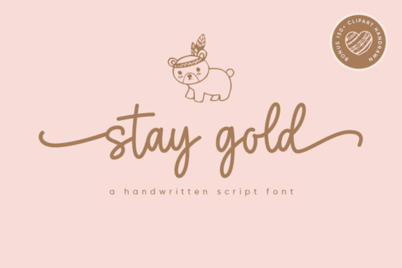 Stay Gold: The Premium Script Handwritten Font for Modern Brand Identity