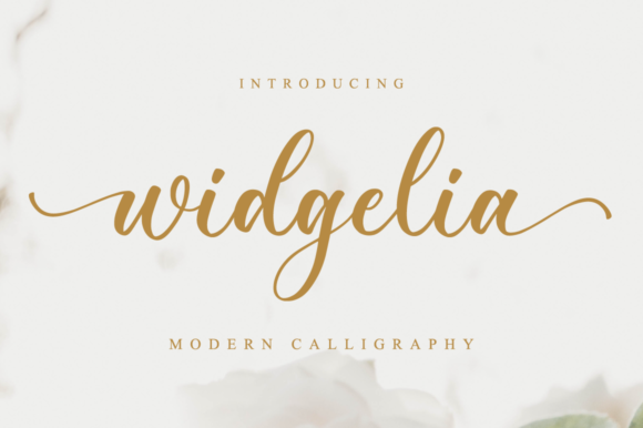 Widgelia: A Delicate Handwritten Font for Elegant Editorial Design